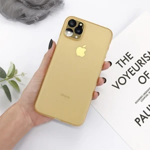 Apple iPhone 11 Pro Max Kılıf Ultra Ince Hayalet Sert Kapak