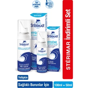 Isotonic Yetişkin Burun Spreyi 100ML+STERIMAR Isotonic Yetişkin Burun Spreyi 50ML