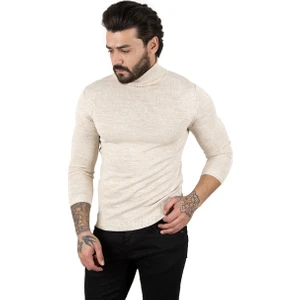 Taş  Standart Fit Balıkçı Yaka Düz Kazak 2002292