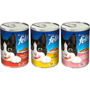 Karışık Konserve Kedi Maması 400 gr 3 Adet