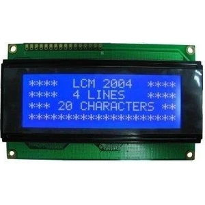 4X20 LCD Ekran Mavi