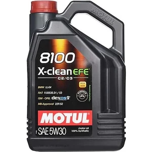 8100 X-Clean Efe 5W30 Dexos2 Partiküllü Motor Yağı 4 lt. (Üretim Yılı: 2021)