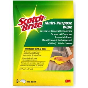 Scotch Brite Renkli Bez 3'lü (Sarı/mavi/pembe)