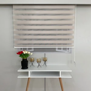 Volper Mekanik Volper Vp 705 Düz Lüx Saten Stor Zebra Perde Gri Vizon 130X260