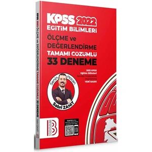 Benim Hocam Yayınları 2022 Eğitim Bilimleri Ölçme ve Değerlendirme Tamamı Çözümlü 33 Deneme