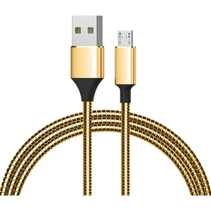 3793 Micro USB Metal Şarj ve Data Kablosu 1mt 2.1A