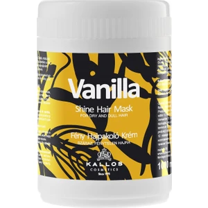 Kallos Cosmetics Vanılla Kuru ve Mat Saçlar Için Vanilya Özlü Işıltı Verici Saç Bakım Maskesi 1000 ml