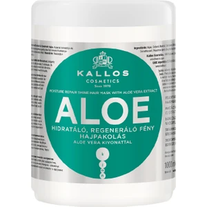 Kallos Cosmetics Aloe Vera Özlü Nem Terapisi ve Işıltı Verici Saç Bakım Maskesi 1000 ml