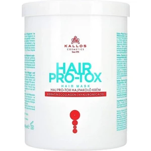 Kallos Cosmetics Hair Pro-Tox Keratin, Kollajen ve Hyaluronic Acid Içeren Saç Bakım Maskesi 1000 ml