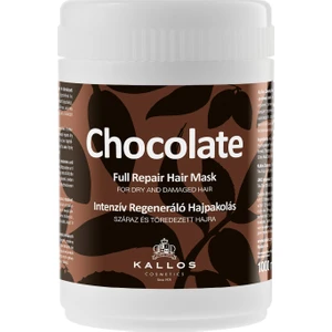 Kallos Cosmetics Chocolate Kuru ve Hasarlı Saçlar Için Kakao Özlü Tam Onarım Saç Bakım Maskesi 1000 ml