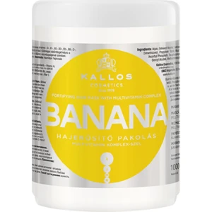 Kallos Cosmetics Banana Muz Ekstraktı ve Multivitamin Içeren Saç Bakım Maskesi 1000 ml