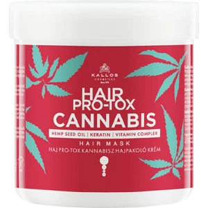 Kallos Cosmetics Hair Pro-Tox Cannabis  Kenevir Tohumu Yağı, Keratin ve Vitamin Kompleksi Içeren Saç Maskesi 500 ml