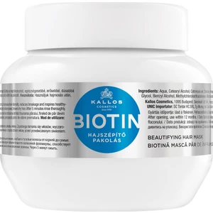 Kallos Cosmetics Biotin Içeren Besleyici ve Koruyucu Saç Bakım Maskesi 275ML