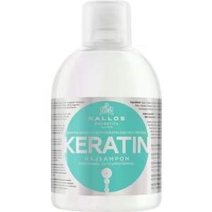 Kallos Cosmetics Keratinli ve Süt Proteinli Keratin 1000 ml Şampuan Kuru, Hasarlı, Kimyasal Işlem Görmüş Saçlara
