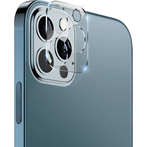 Apple iPhone 12 Pro Max Tam Uyumlu Şeffaf Kamera Lens Koruyucu