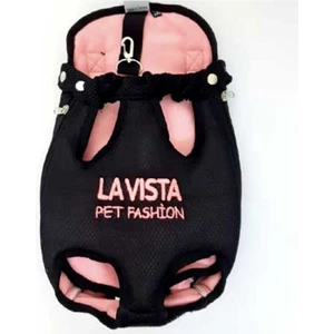 La Vista  Ana Kucağı-Kanguru Kedi Köpek Taşıma  SİYAH S BEDEN