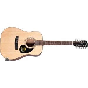 Akustik Gitar, 12 Telli, Open Pore, Ladin Kapak,