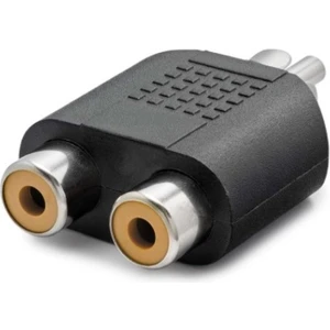 2 Rca Dişi Adaptör Konnektör Av Ses Y Splitter Dönüştürücü
