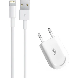 Linktech I665 Flat Mini Design Lightning Şarj Aleti 1.2A 5V Beyaz