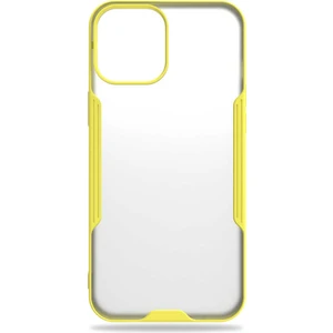Hesaplı Dünya Apple iPhone 12 Kılıf Şeffaf Arka Renkli Çerçeve Hpr