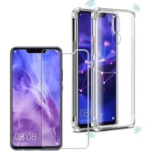 Huawei Mate 20 Lite Kılıf Kenar Korumalı Antişok Kılıf + Nano Cam
