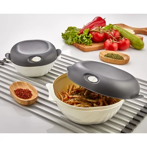Sev Plastik Mikrodalga Saklama Kabı ( 2 Li Set )