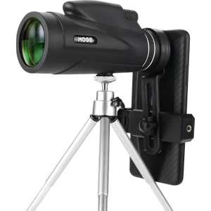 Yürüyüş Kamp Turizmi Için Akıllı Telefon Tutuculu Monoküler Teleskop Gece Görüşü 50X60 (Yurt Dışından)