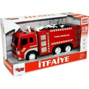 Vardem 1:16 Sürtmeli Sesli Işıklı İtfaiye Kırmızı