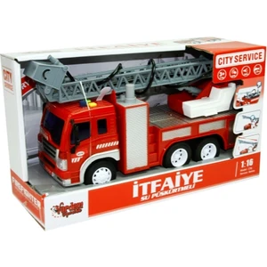 1:16 sürtmeli Sesli Işıklı Merdivenli Itfaiye Aracı
