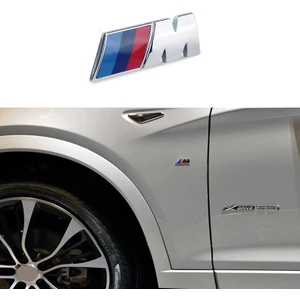 Bmw M Çamurluk Arması Metal Krom 51148058881 (1 Adet)