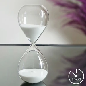 Kum Saati - Beyaz 60 Dakikalık Kum Saati