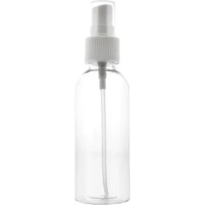   Güvenç Ambalaj Plastik Şeffaf Boş Şişe Spreyli 100ML - 5 Adet