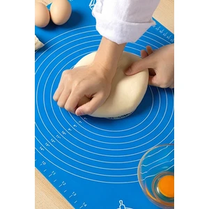 40*50 cm Silikon Ölçekli Kullanımı Kolay Hamur Açma Matı Yoğurma Matı
