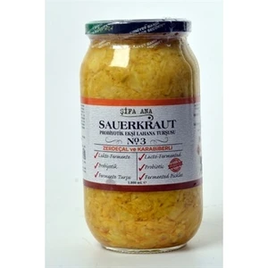 Şifa Ana Zerdeçallı Sauerkraut  (Ekşi Lahana Turşusu) 1000 ml