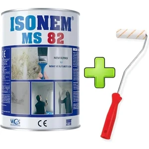 Isonem Ms 82 Küf Nem Boyasi Beyaz 1 kg ve 10 Cm. Parmak Rulo