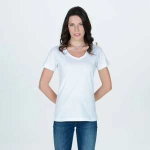 Think Simple Kadın V Yaka T-Shirt - Beyaz