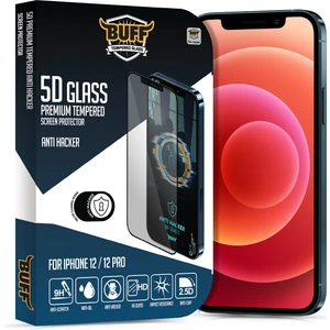 Buff iPhone 12/12 Pro 5d Glass Anti Hacker Ekran Koruyucu