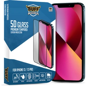 Buff iPhone 13/13 Pro 5d Glass Ekran Koruyucu