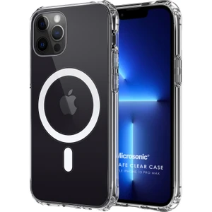 Apple iPhone 13 Pro Max Kılıf Magsafe Clear Soft Şeffaf