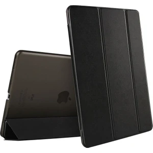 Apple iPad 10.2'' 9. Nesil (A2602-A2604-A2603-A2605) Smart Case ve Arka Kılıf Siyah
