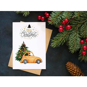 Yılbaşı Tebrik Kartı-Happy New Year Card-Yılbaşı Kartpostalı