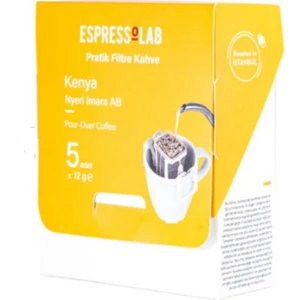 Kenya Pratik Filtre Kahve 5 x 12 gr