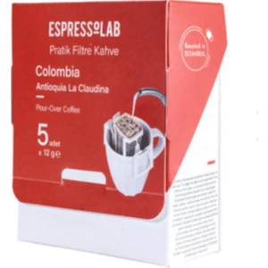 Colombia Pratik Filtre Kahve 5 x 12 gr