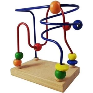 Ahşap Eğitici Koordinasyon Mini Eğitici Bebek Helezon