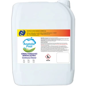 Anatolia Pool Havuz Suyu Sürekli Temizleyici Parlatıcı Berraklaştırıcı 5 Lt (Continuous Cleaner)