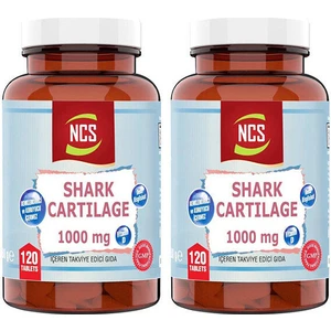 Köpek Balığı Kıkırdağı + Demir + Vitamin D 3 + Shark Cartilage 120 Tablet x 2 Kutu