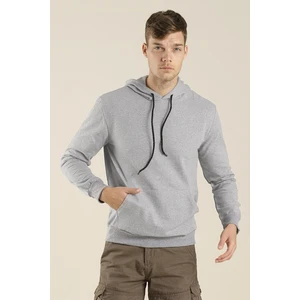 Carlis Düz Kapüşonlu Slim Fit  Sweatshirt