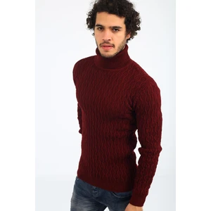 Seka 221 Slim Fit Kalın Erkek Boğazlı Kazak