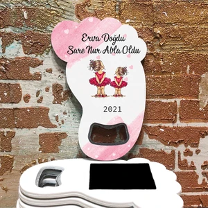 Otuz9 Ayak İzi Açacaklı Magnet - Çocuk - Bebek - Doğum Günü - Baby Shower - Yeni Doğan - Sünnet - Mevlüt - Diş Buğdayı (25 Adet)