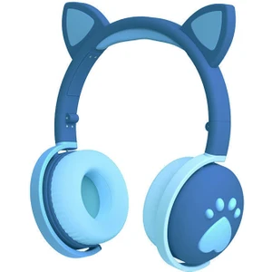 Kedi Kulak Bluetooth LED Işıklı Kablosuz Oyun Kulaklığı (Yurt Dışından)